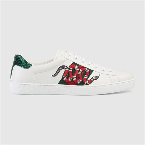 gucci shoes ace embroidered sneaker|gucci ace embellished leather sneakers.